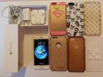 Iphone 6 gold + 6 coques - Miniature