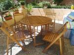 Table et chaises de terrasse - Miniature