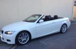 Bmw cabriolet  blanche - Miniature