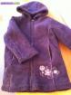 Manteau prune fille, 6 ans - Miniature