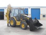 2004 caterpillar 428d tracto-pelle - Miniature