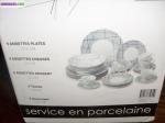 Service de table 30 pièces en porcelaine - Miniature