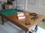 Billard américain transformable en table - Miniature