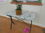 Table plateau en marbre - Miniature