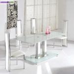 Table verre + 6 chaises - Miniature