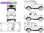 4*4 land rover jeep - Miniature