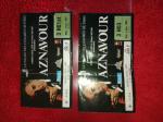 2 tickets concert aznavour du 3 novembre  1987 - Miniature