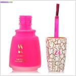 Set manucure design - vernis rose craquele pour ongle - Miniature