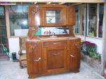 Buffet ancien 2 corps avec marbre - Miniature